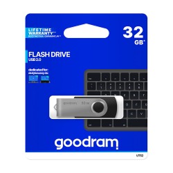 PENDRIVE GOODRAM 32GB USB 2.0 TWISTER CZARNYAKKPNGDRL032G101