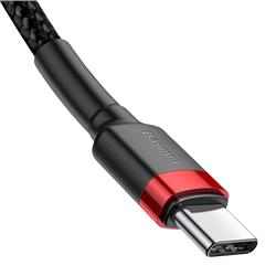 KABEL USB-C/USB-C BASEUS CAFULE NYLONOWY PD2.0 60W 20V 3A QC3.0 1m czarno-czerwony
46964
6953156285217-38474