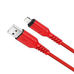 KABEL USB LIGHTNING HOCO X59 2.4A 1m czerwony-55289