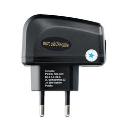 ŁADOWARKA SIECIOWA BLUESTAR MICRO USB 2A   KABEL LITE-64635