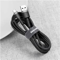 KABEL USB/USB-C BASEUS CAFULE QC3.0 2A 3m czarno-szary
51808
6953156296343-39283
