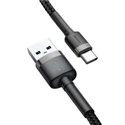 KABEL USB/USB-C BASEUS CAFULE QC3.0 2A 3m czarno-szary
51808
6953156296343-39284