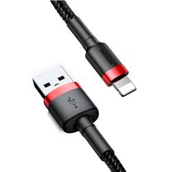 KABEL USB/LIGHTNING BASEUS CAFULE Q3.0 2.4A 1m czarno-czerwony 46807
6953156274983-33920