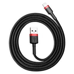 KABEL USB/LIGHTNING BASEUS CAFULE Q3.0 2.4A 1m czarno-czerwony 46807
6953156274983-33921