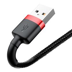 KABEL USB/LIGHTNING BASEUS CAFULE QC3.0 1.5A 2m czarno-czerwony
46811
6953156275027-33248