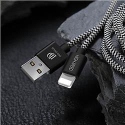 KABEL USB/IPHONE DUX DUCIS K-ONE NYLONOWY 2.1A 2m czarny 45640
6934913095898-24915