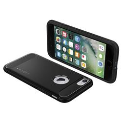 SPIGEN RUGGED ARMOR IPHONE SE 2020 czarny 
8809685628996-52365