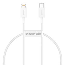 KABEL USB-C/LIGHTNING BASEUS SUPERIOR 20W 0,25m biały
69049
6953156205291-53410