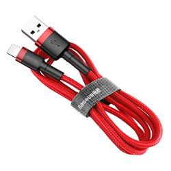KABEL USB/LIGHTNING BASEUS CAFULE QC3.0 1.5A 2m czerwony
46809
6953156275003-33232