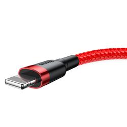 KABEL USB/LIGHTNING BASEUS CAFULE QC3.0 1.5A 2m czerwony
46809
6953156275003-33233