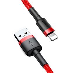 KABEL USB/LIGHTNING BASEUS CAFULE QC3.0 1.5A 2m czerwony
46809
6953156275003-33236