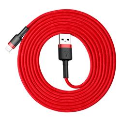 KABEL USB/LIGHTNING BASEUS CAFULE QC3.0 1.5A 2m czerwony
46809
6953156275003-33237