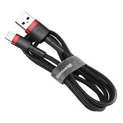 KABEL USB/LIGHTNING BASEUS CAFULE CABLE NYLONOWY QC3.0 2A 3m czarno-czerwony 51805
6953156296312 w
BRA008187-32007