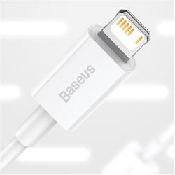 KABEL USB/LIGHTNING BASEUS SUPERIOR 2.4A 0,25m biały
69053
6953156205390-50098