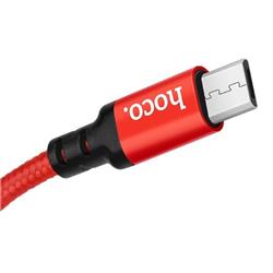 KABEL USB MICRO HOCO X14 SPEED FAST CHARGING 1m czarno-czerwony-56997