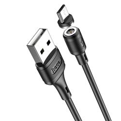 KABEL USB MICRO HOCO X52 3A MAGNETYCZNY czarny 1m-54762