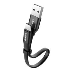 KABEL USB/USB-C BASEUS NIMBLE 2A 0,23 cm czarny z uchwytem
48219
6953156257375-57367