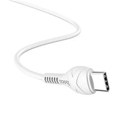 KABEL USB TYP C HOCO X37 COOL POWER 1m biały-38134