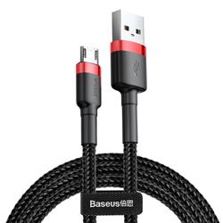 KABEL USB/MICRO BASEUS CAFULE QC3.0 2.4A 0,5m czarno-czerwony
46785
6953156280311-48209