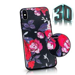 POKROWIEC FLOWER 3D SAMSUNG S20 PLUS / S11 czarny-38362