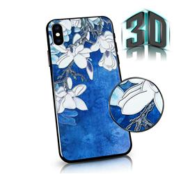 POKROWIEC FLOWER 3D SAMSUNG S20 PLUS / S11 niebieski-38364