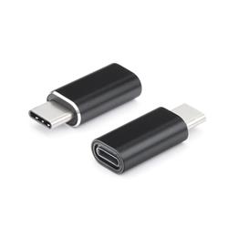 ADAPTER ŁADOWARKI TYP C / MICRO USB CZARNY -68908