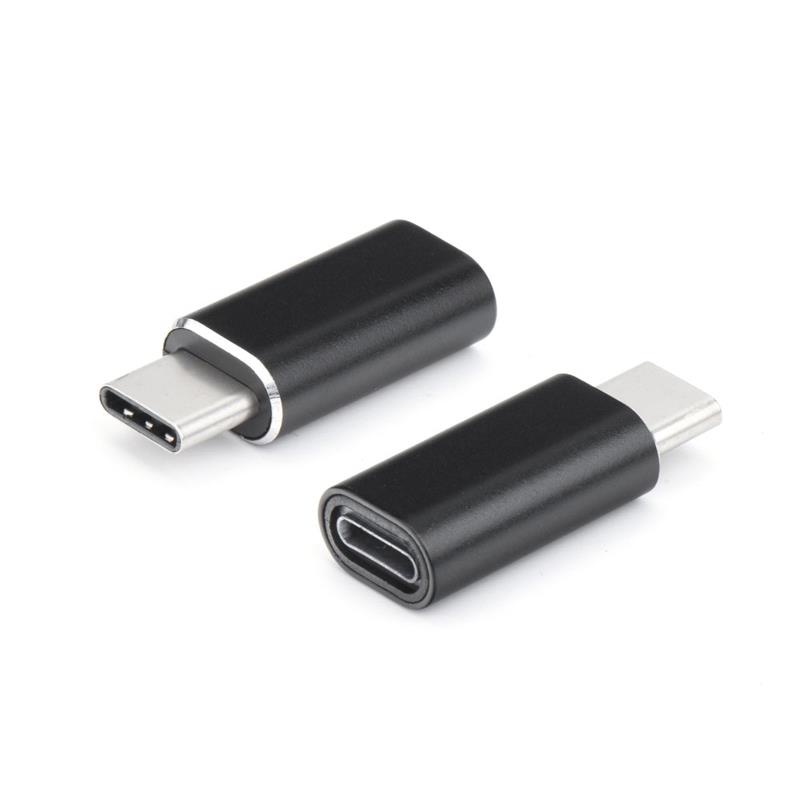 ADAPTER ŁADOWARKI TYP C / MICRO USB CZARNY -68908
