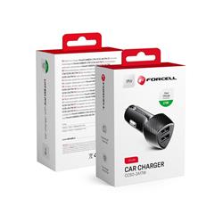 ŁADOWARKA SAMOCHODOWA FORCELL CARBON 2 X USB 17W 2A czarna
CC50-2A17W-69029