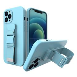 ROPE CASE ETUI ŻELOWE ZE SMYCZĄ IPHONE X / XS NIEBIESKIE
75956-69423