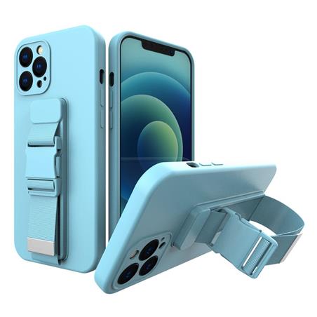 ROPE CASE ETUI ŻELOWE ZE SMYCZĄ IPHONE X / XS NIEBIESKIE
75956-69423