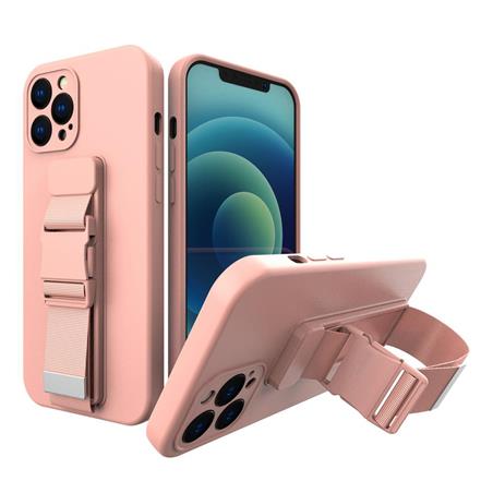 ROPE CASE ETUI ŻELOWE ZE SMYCZĄ IPHONE X / XS RÓŻOWE
75957-69426