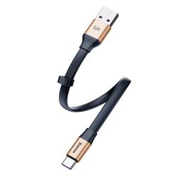 KABEL USB/USB-C BASEUS SIMPLE PŁASKI 5A 40W 23cm złoty
50852
6953156293434-68061