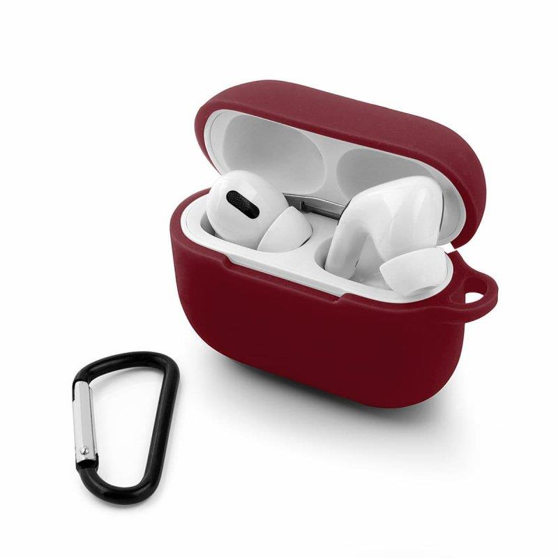 PUDEŁKO SILIKONOWE AIRPODS 2GEN/1GEN box burgund
Z KARABIŃCZYKIEM
5902537090088-70412