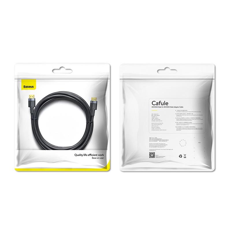 KABEL HDMI / HDMI BASEUS DEFINITION 2.0 4K 3m czarny
6953156218208-72131