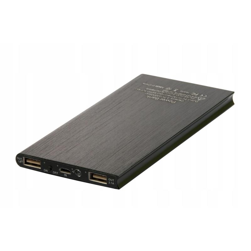 POWER BANK 20000 mAh 2 X USB czarny
PB-025-73769