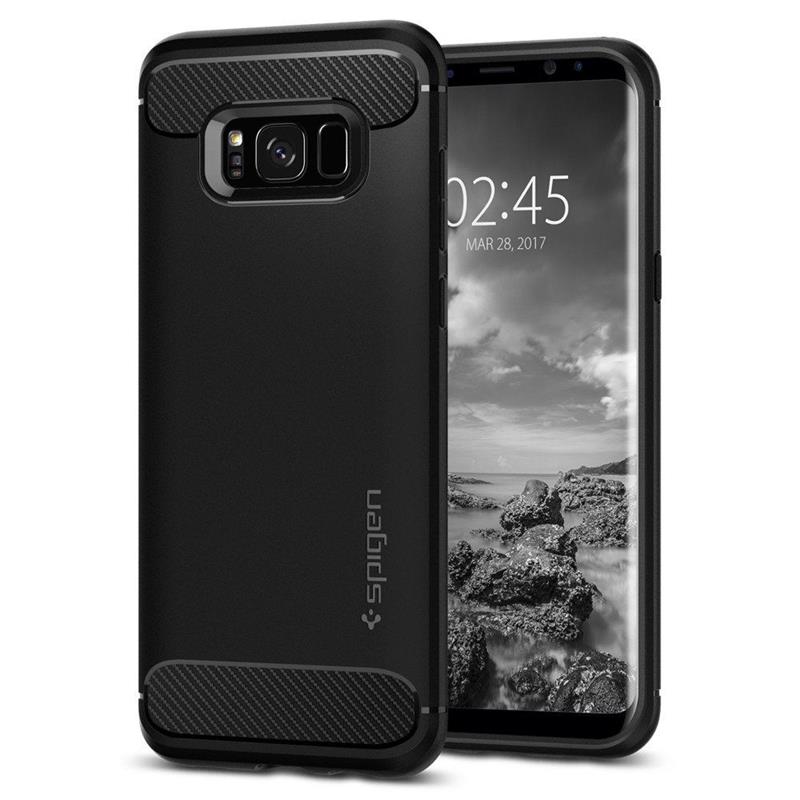 SPIGEN RUGGED ARMOR SAMSUNG GALAXY S8 PLUS czarny  
8809522196077-18243