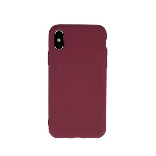 NAKŁADKA SILICON IPHONE XR burgundowa-74065