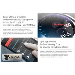 PENDRIVE SANDISK ULTRA DUAL DRIVE 32 GB 150Mb/s USB 3.0/ MICRO USB-26997
