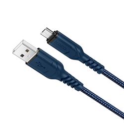 KABEL USB MICRO HOCO X59 2.4A 1m niebieski-55306