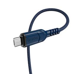 KABEL USB MICRO HOCO X59 2.4A 1m niebieski-55307