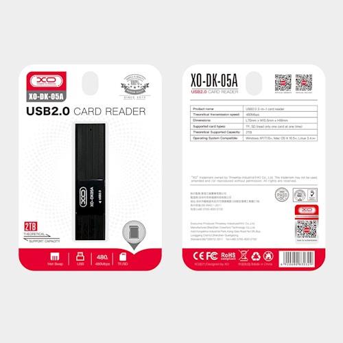 CZYTNIK KART XO 2W1 DK05A USB 2.0 czarny
GSM167693-75339