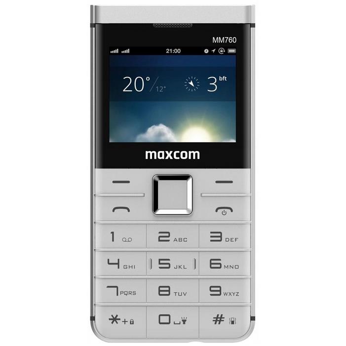 TELEFON GSM MAXCOM MM 760   SŁUCHAWKI DOUSZNE ACC   SOUL2 biały-76859
