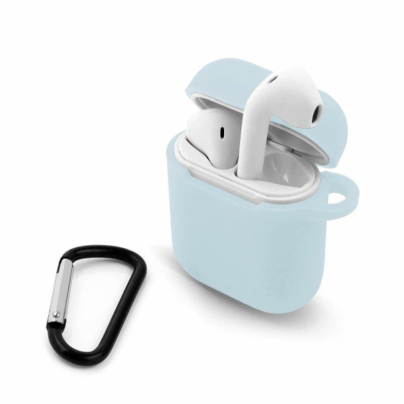 PUDEŁKO SILIKONOWE AIRPODS 2GEN/1GEN box jasny niebieski
Z KARABIŃCZYKIEM
5902537090071-77318