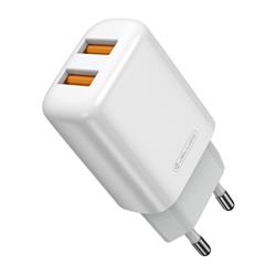 ŁADOWARKA SIECIOWA JELLICO EU02 2 X USB   KABEL MICRO USB 2.4A biała
6974929203238-77877