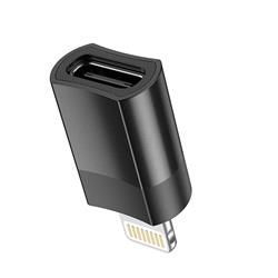 ADAPTER HOCO TYP C (żeński) - LIGHTNING  UA17 czarny-78884