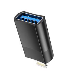 ADAPTER HOCO OTG USB A (żeński ) / LIGHTNING UA17 czarny -79909