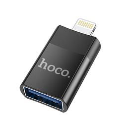 ADAPTER HOCO OTG USB A (żeński ) / LIGHTNING UA17 czarny -79911