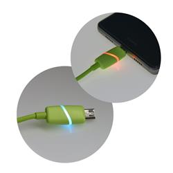 KABEL USB IPHONE 5/6/7/8/X LIGHTNING MINI BOX RING limonka bulk-1326