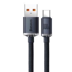 KABEL USB/USB-C BASEUS CRYSTAL SHINE 100W 2m czarny
6932172602833-81682
