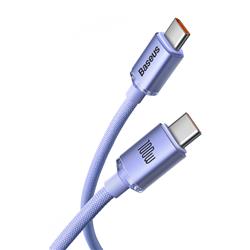 KABEL USB-C / USB-C BASEUS CRYSTAL SHINE 100W 1.2m fiolet
6932172602888-81686